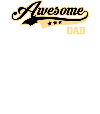 Awesome Dad Yellow