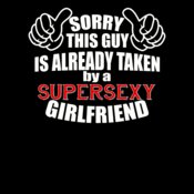 Sorry, this guy is already taken by a supersexy girlfriend